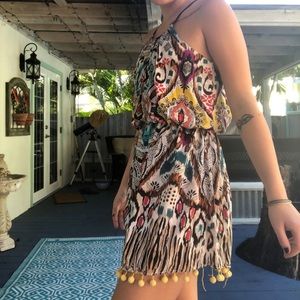 Colorful boho dress